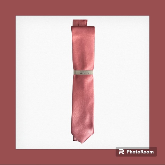 NWT PERRY‎ ELLIS Portfolio tie in pink - Picture 1 of 2